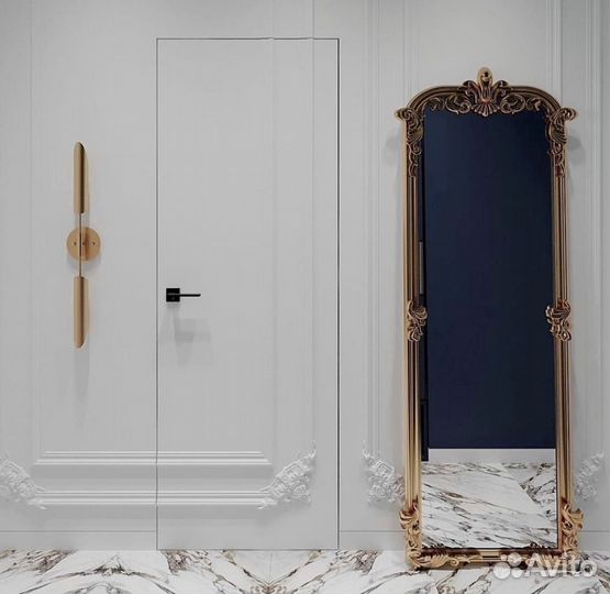 Скрытые двери под отделку