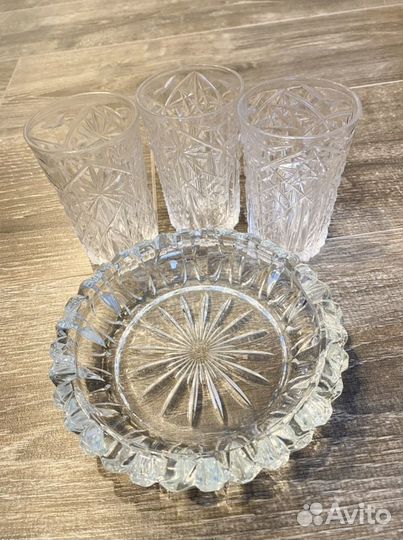 Хрустальная посуда СССР