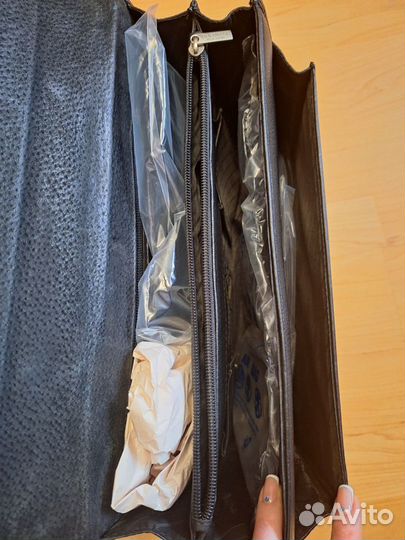 Мужской кожаный портфель dr koffer