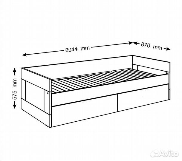 Кровать двуспальная IKEA