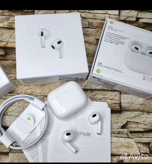 Airpods 3 RU/A гарантия Premium