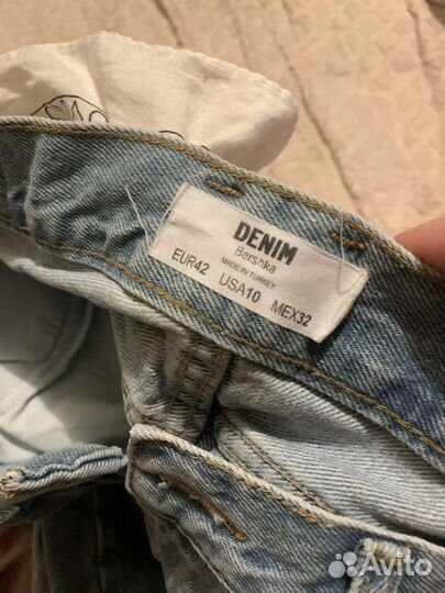 Джинсы bershka широкие