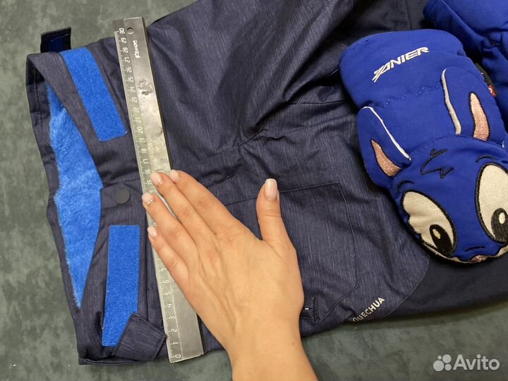 Шапка шлем, варежки, зимние штаны, ботинки