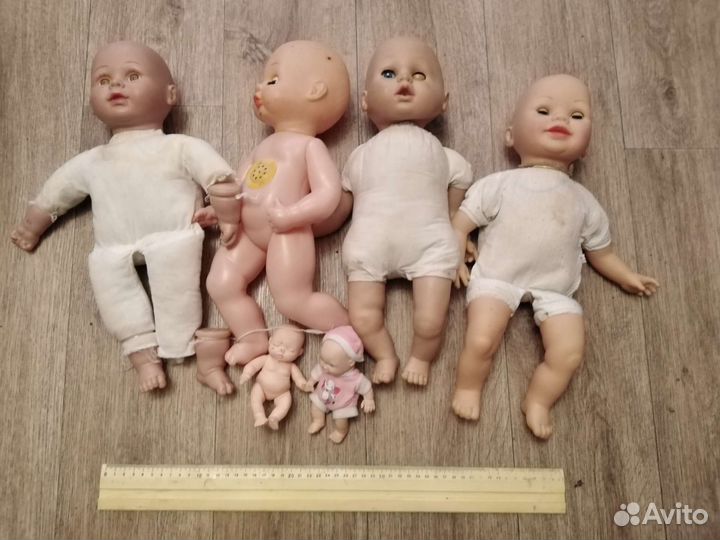 Пупсы под восстановление 6 штук одним лотом