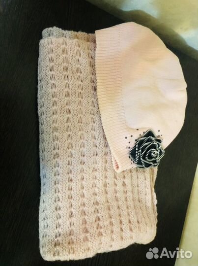 Комплект шапка и снуд