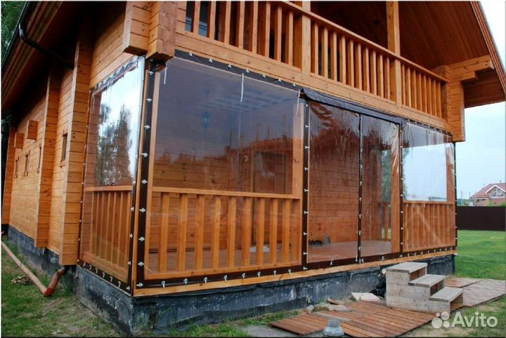 Мягкие окна (шторы) для веранд