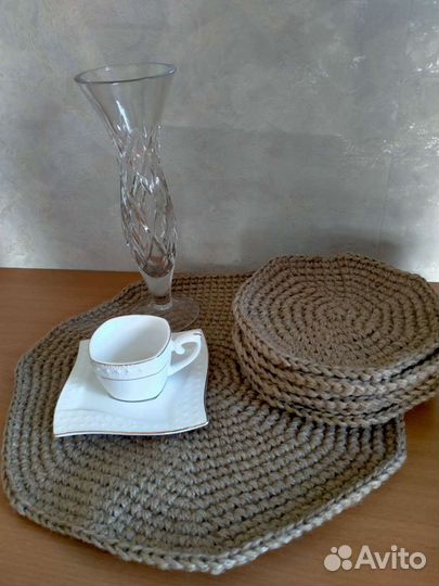 Набор салфеток из джута