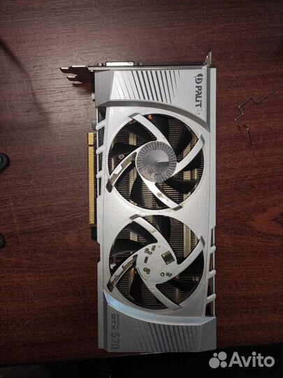 Видеокарта palit geforce gtx 570 (не рабочая)