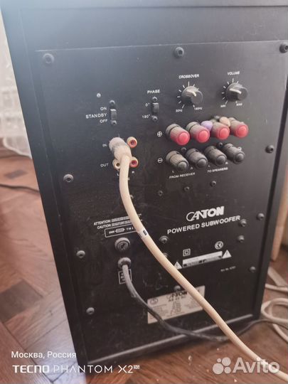 Ресивер pioneer+акустические колонки Canton