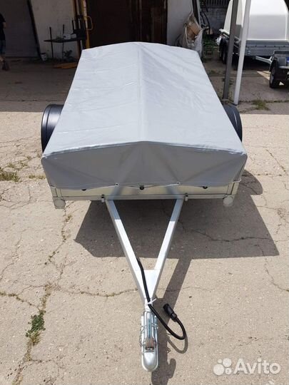 Прицеп Фермер с тентом борт оцинкованный 2х1,3 м