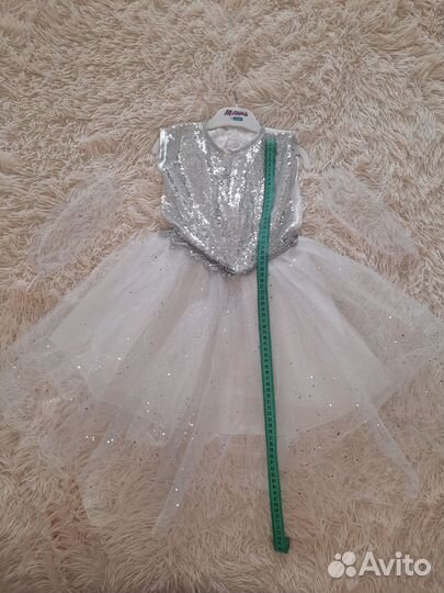Детское нарядное платье 104 110