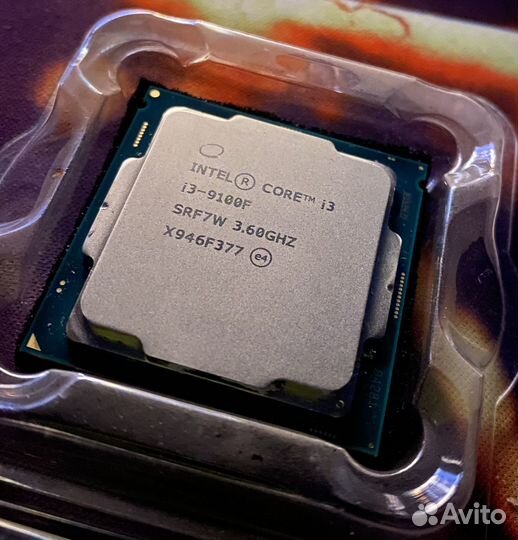 Процессор intel core i3 9100f
