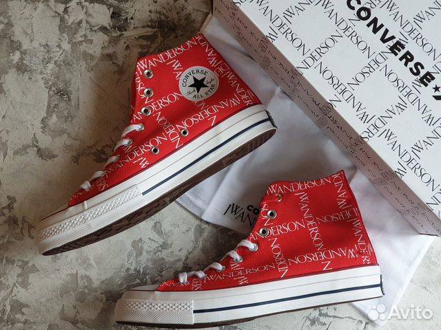 converse x jw anderson red