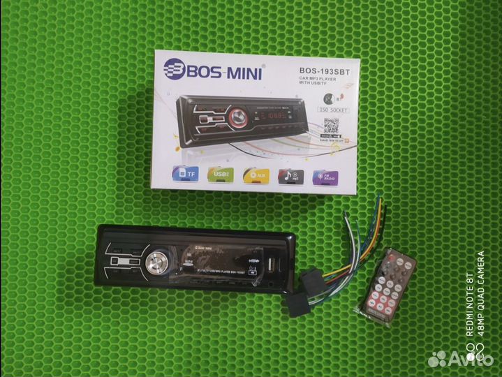 Магнитола с блютузом пультом и usb