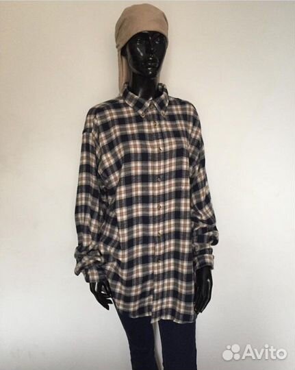 Фланелевая рубашка.Oversize