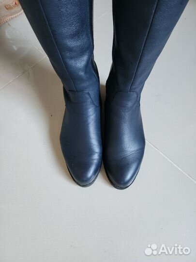 Сапоги демисезонные натуральная кожа