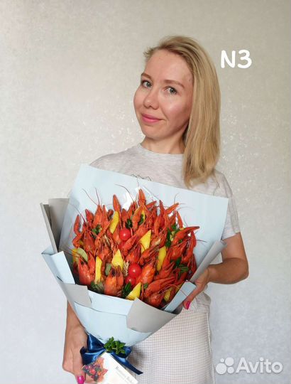 Мужской букет из раков