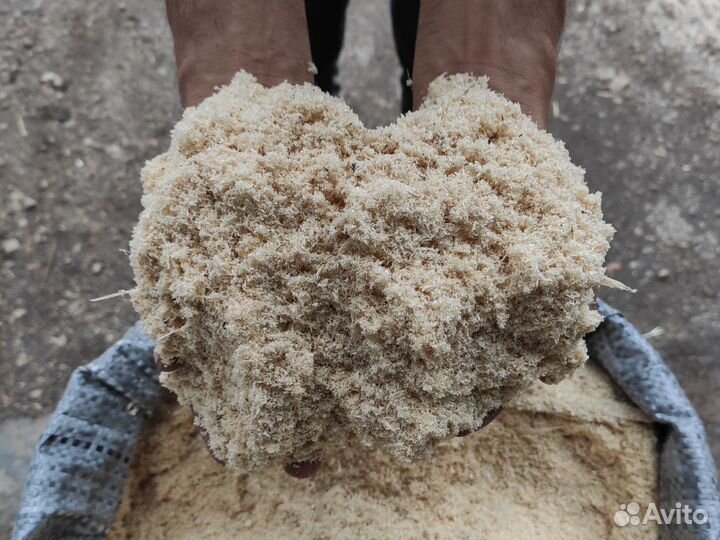 Опилки в мешках сухие