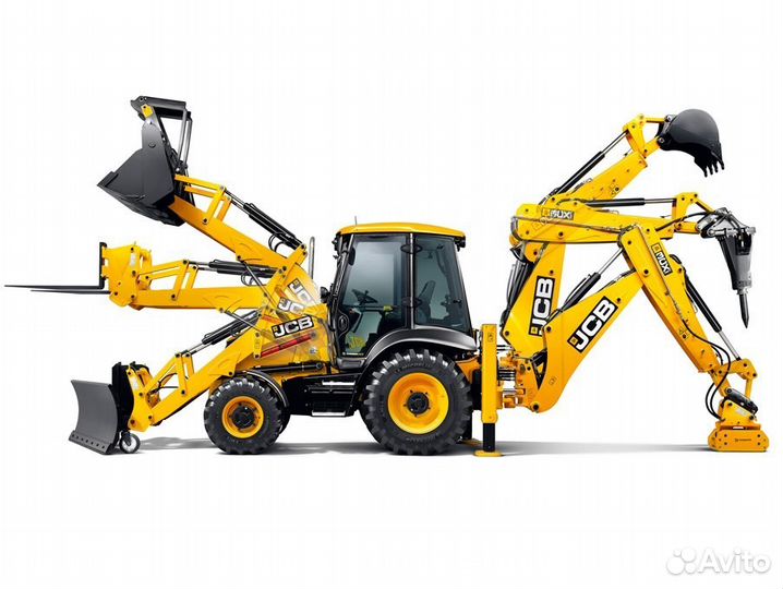 Экскаватор-погрузчик JCB 3CX и JCB4CX / аренда