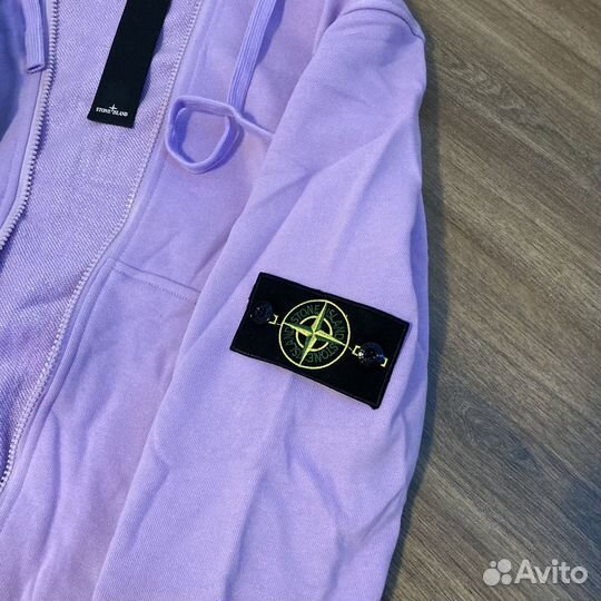 Комплект stone island зип худи+шорты