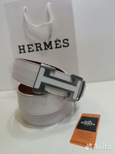 Ремень мужской Hermes натуральная кожа