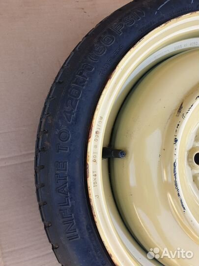 Запаска-докатка mazda 3BK 3BL R15