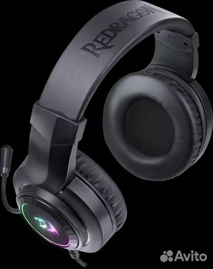 Новые наушники Redragon Hylas чёрные