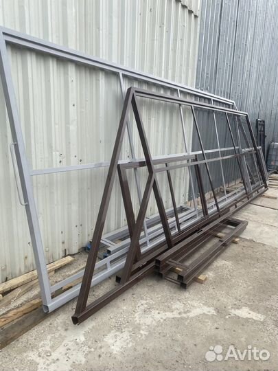 Откатные Ворота каркас 60х40+ П-Рамы В порошке