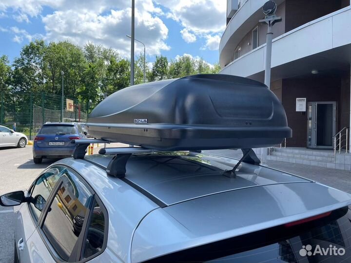 Автобокс Koffer Bonus 430 л + багажник (крепления)