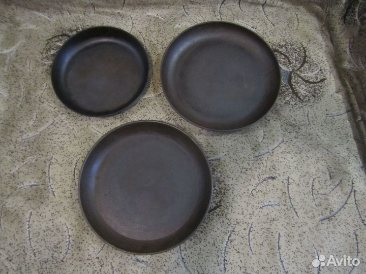 Сковородка чугунная СССР набором