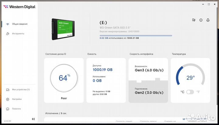 SSD WD Green 1Tb