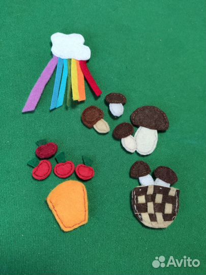 Развивающая текстильная книга Домик