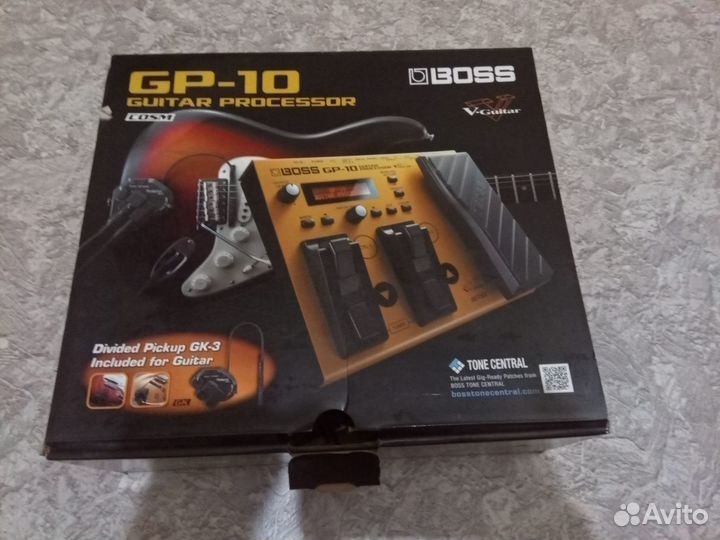 Гитарный процессор Boss GP-10GK с midi-датчиком