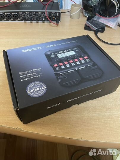 Гитарный процессор zoom g1 four