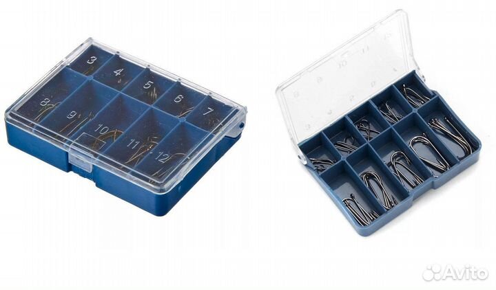 Набор крючков, размер с 3 по 12 (набор 50 шт)