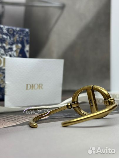 Christian dior браслет женский латунь