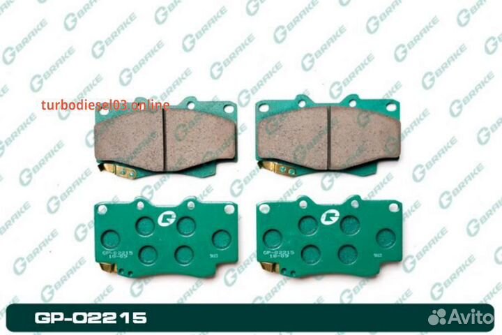 Колодки G-brake GP-02215 GP02215 G-brake