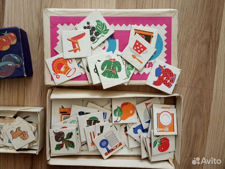 Лото малышам фрукты ягоды советкие