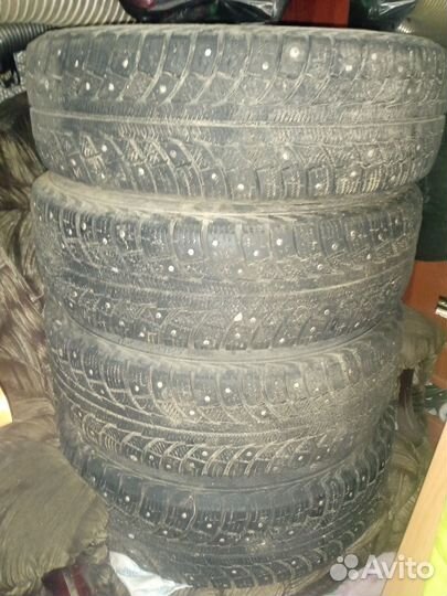 Продам зимнюю резину бу 175/65 r14 82t