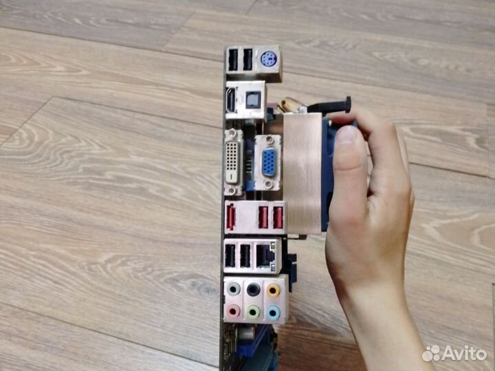 Комплект материнская плата + процессор + оперативк