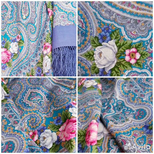 Павловопосадский шерстяной платок