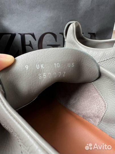 Zegna слипоны кожаные