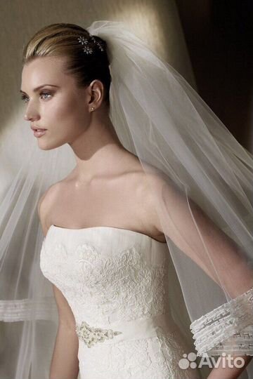 Свадебное платье 42 44 бу San Patrick