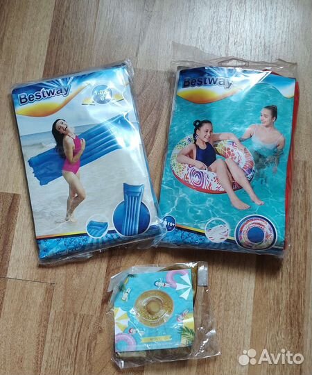 Надувной матрас и шар