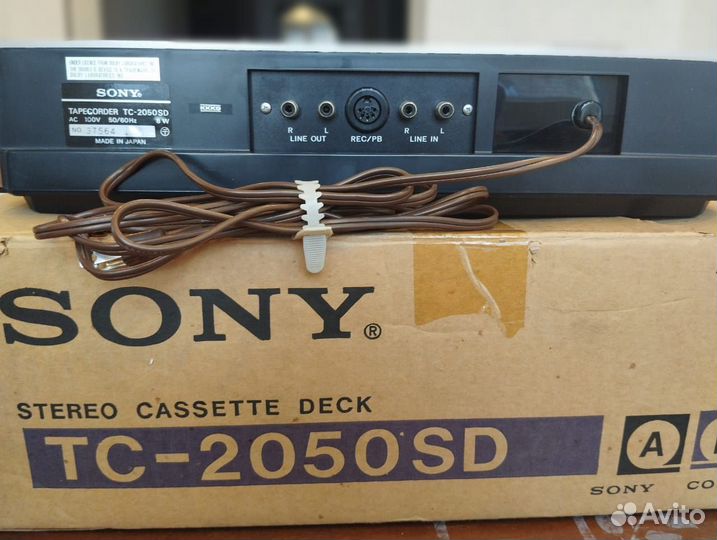 Кассетная дека sony tc-2050 SD