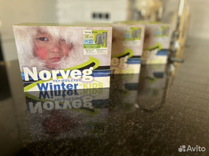 Norveg термобелье детское шерсть мериноса