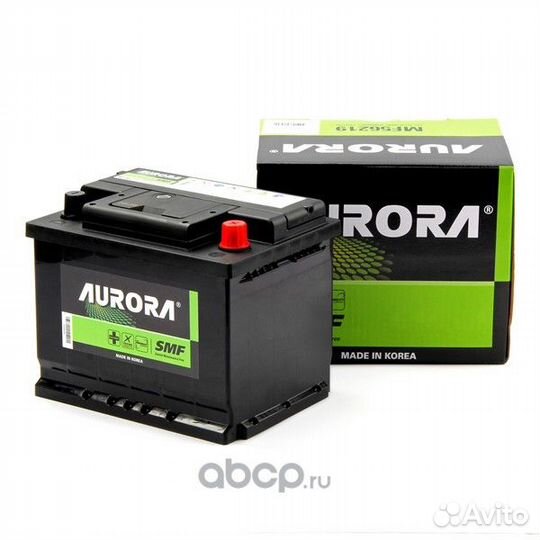 Аккумулятор aurora 62 Ah, 540A