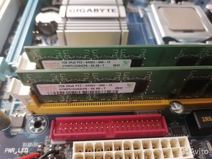 Связка intel e8400 + gigabyte ga-945gcm-s2l + 2Gb
