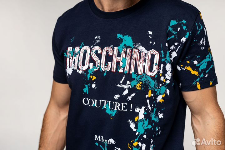 Футболка Moschino цвет синий 50 (L)