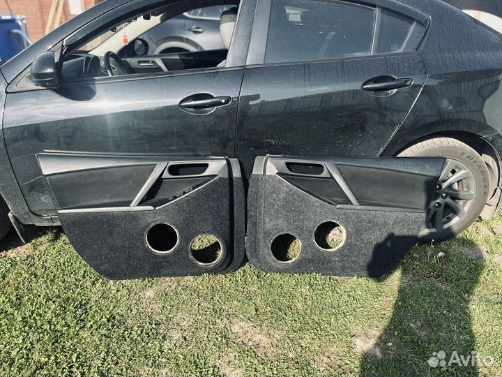 Дверные карты mazda 3 bl